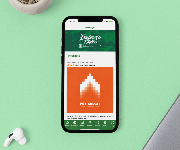 Explorer's Circle App on iOS!